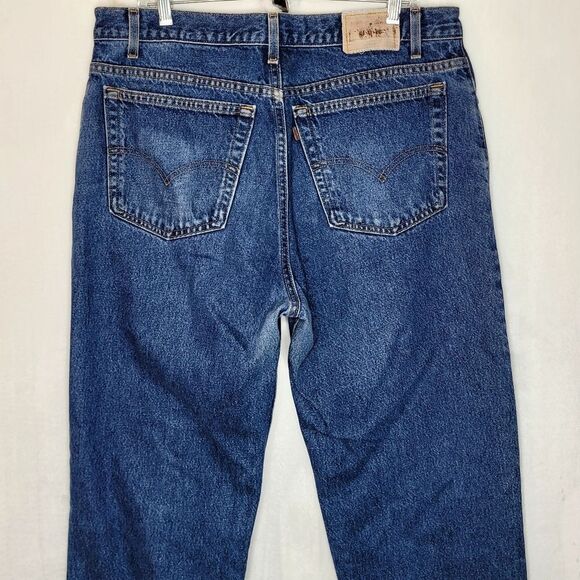Vintage 90s Levi's Orange Tab Relaxed Fit Jeans Size 38 x 34 - Picture 5 of 9